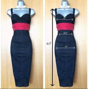 Rare!  Vintage Karen Millen Corset dress- US Sz 6